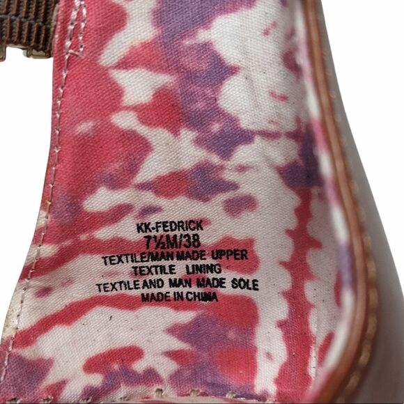 KELLY & KATIE Fedrick Wedge Espadrille Sandals 7.5 - Picture 8 of 9